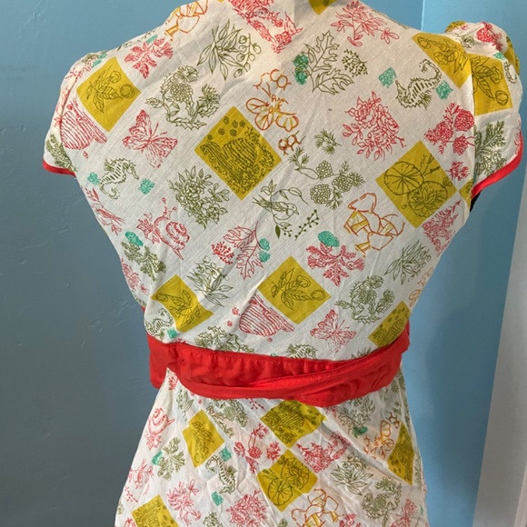 Anthropologie - Rare adorable Summer print Size 10 Top - Picture 2 of 5